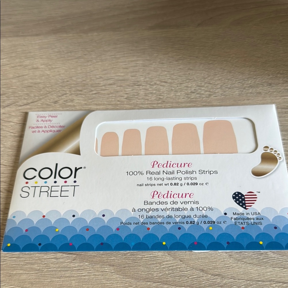 Color Street Pedicure Nail Polish Strips - Cream 
Sandbar
